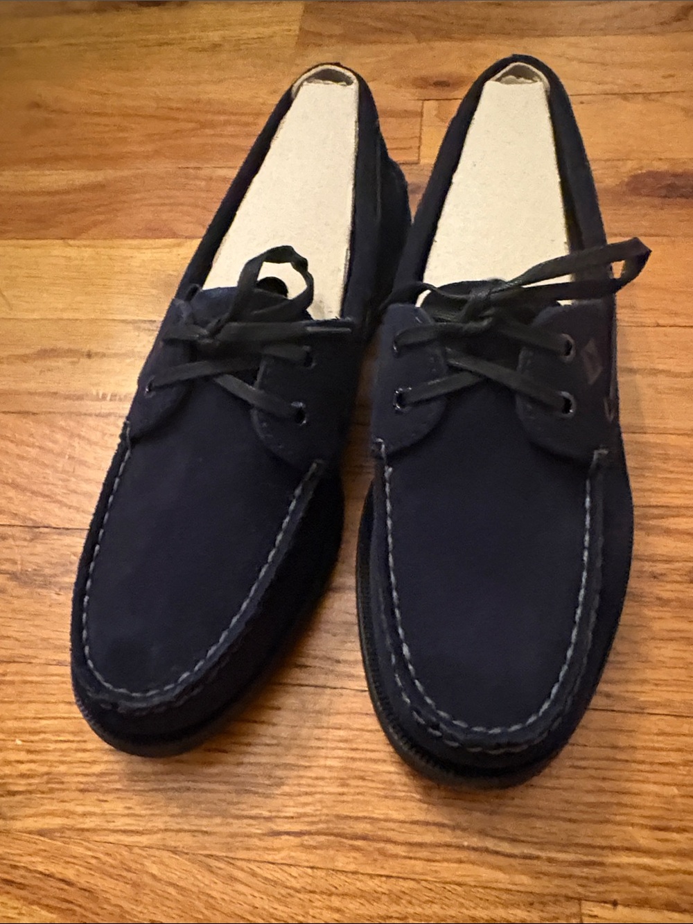 Sperry Men's Navy Suede Deck Shoes
